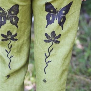 Sister Nettle Winged Spirit Linen Pants